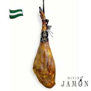 pieza entera de caña de jamón bellota 100% ibérico lazo dop jabugo summun